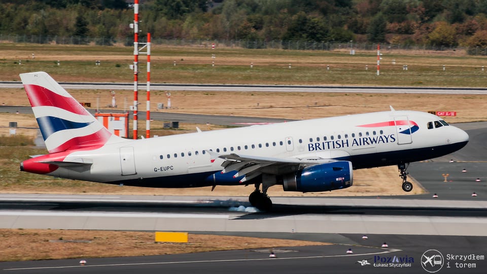 Airbus A319 G-EUPC British Airways – Düsseldorf
