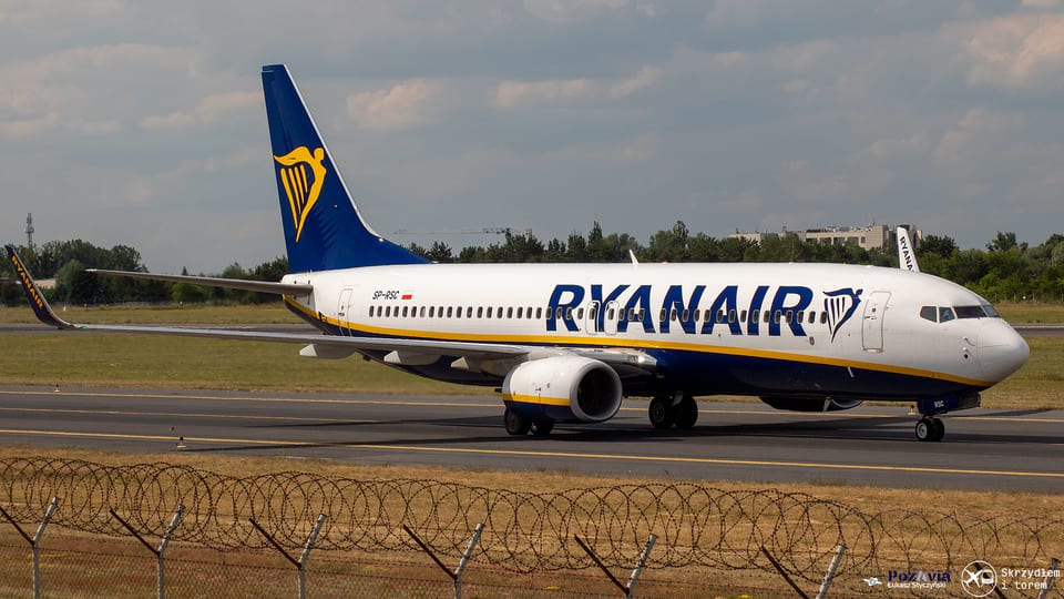 Boeing 737-800 SP-RSC Ryanair – Poznań-Ławica