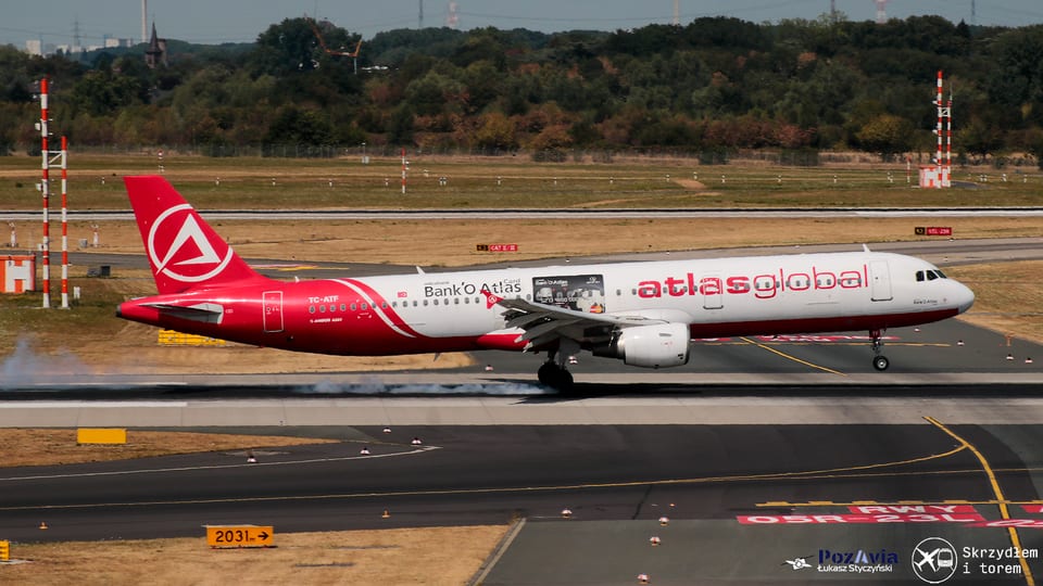 Airbus A321 TC-ATF AtlasGlobal – Düsseldorf